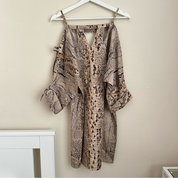 Blumarine sand mini dress size 6 - Picture 7 of 12